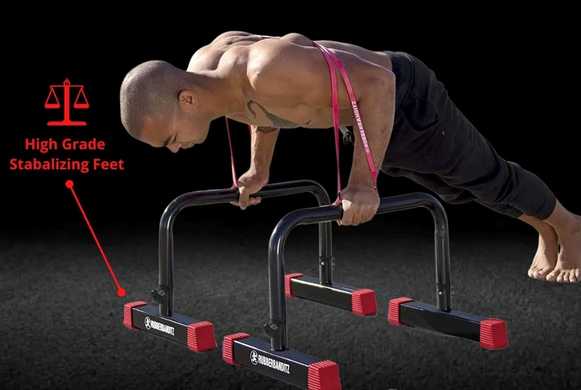 Heavy duty parallettes for trx pushup