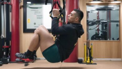 Trx pull-up exercises with all variations.