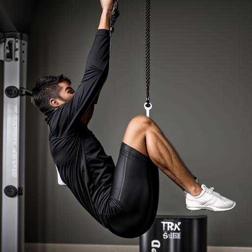 Trx negative front lever to assist with full trx front lever